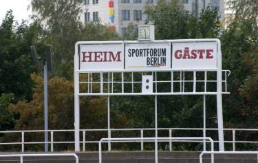 Sportforum Hohenschönhausen - Anzeige