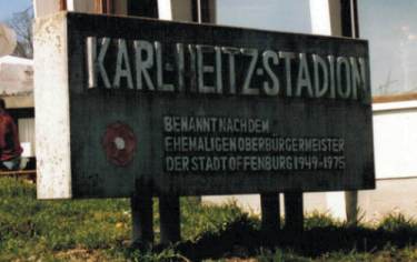 Karl-Heitz-Stadion - Zum Namensgeber
